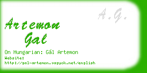 artemon gal business card